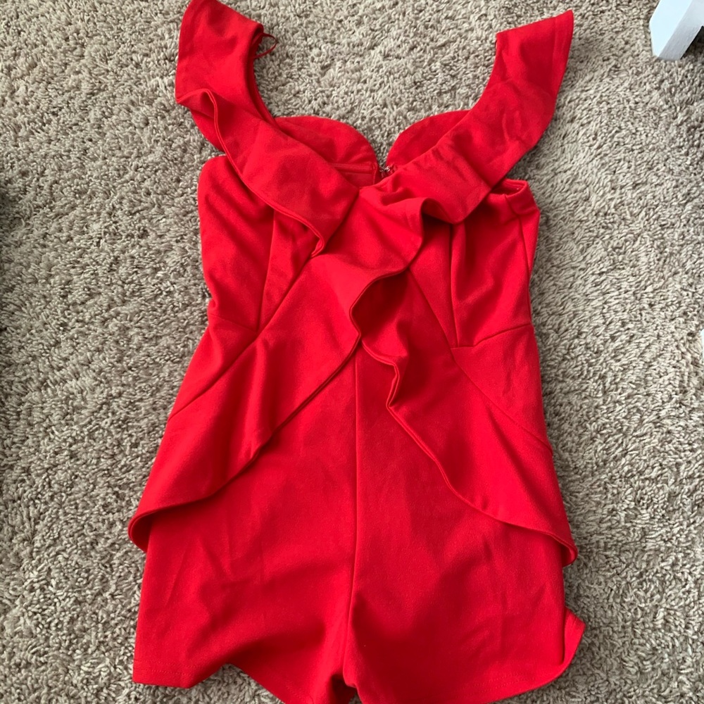 Red Boutique Romper